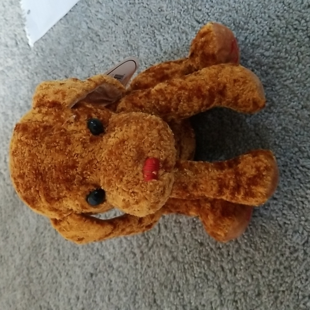Nwt! Anico collectible Brown puppy plush